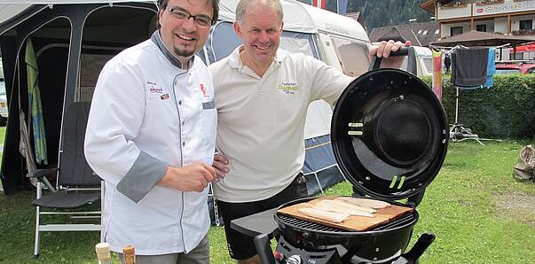 Grillen am Campingplatz Glinzner mit Marco Krainer  